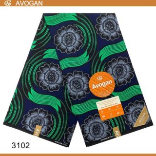 African Kitenge Cotton Fabric [6 Yards]