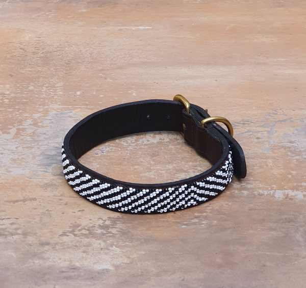 14″-17.5″ Maasai beaded dog collar 1 14″-17.5″ Maasai beaded dog collar