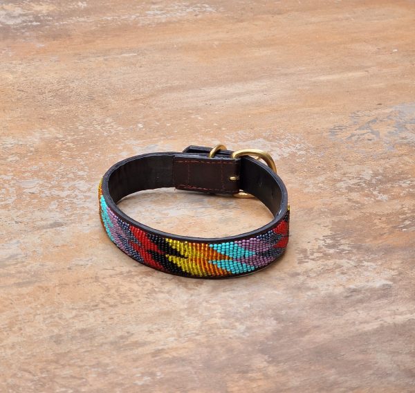 13″-15″ Maasai beaded dog collar 1 13″-15″ Maasai beaded dog collar