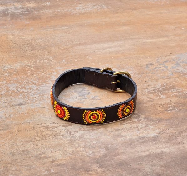 13″-17″ Maasai beaded dog collar 1 13″-17″ Maasai beaded dog collar