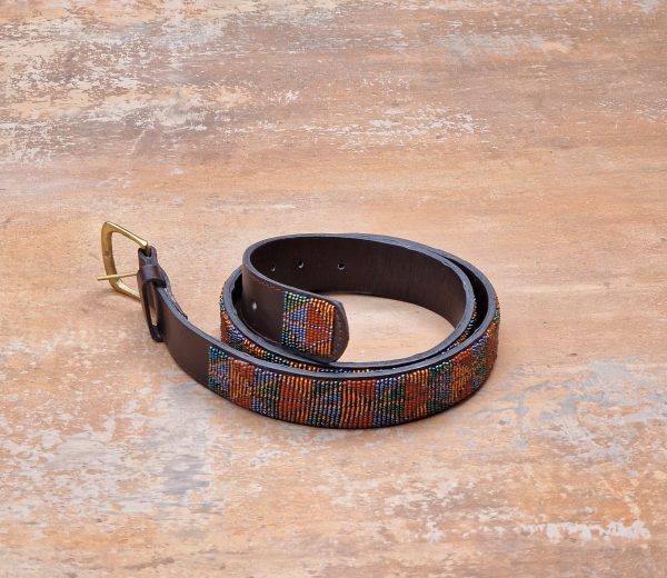 35″- 40″ Unisex Maasai beaded belt 1 35″- 40″ Unisex Maasai beaded belt