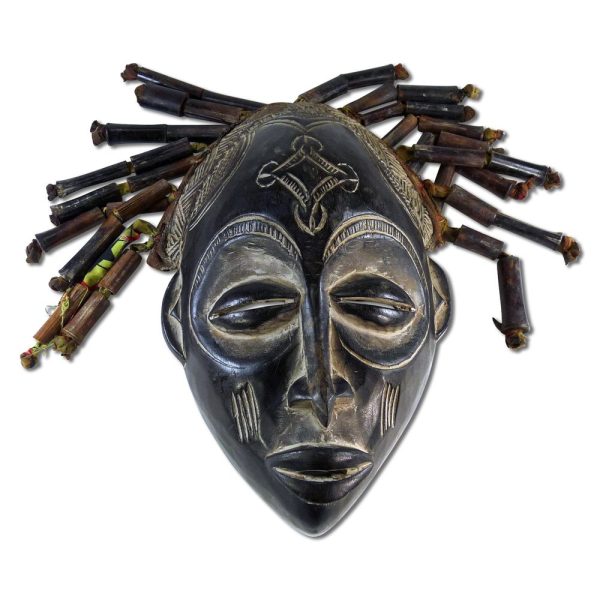 Exclusive African wooden mask, 'Chokwe tribe", unique specimen 1 Exclusive African wooden mask, 'Chokwe tribe", unique specimen