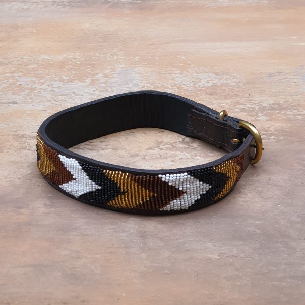 17″-20″ Maasai beaded dog collar 1 17″-20″ Maasai beaded dog collar