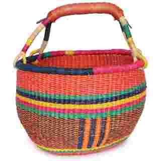 ODUPONKPEHE: Orange, Pink & Yellow Market Basket