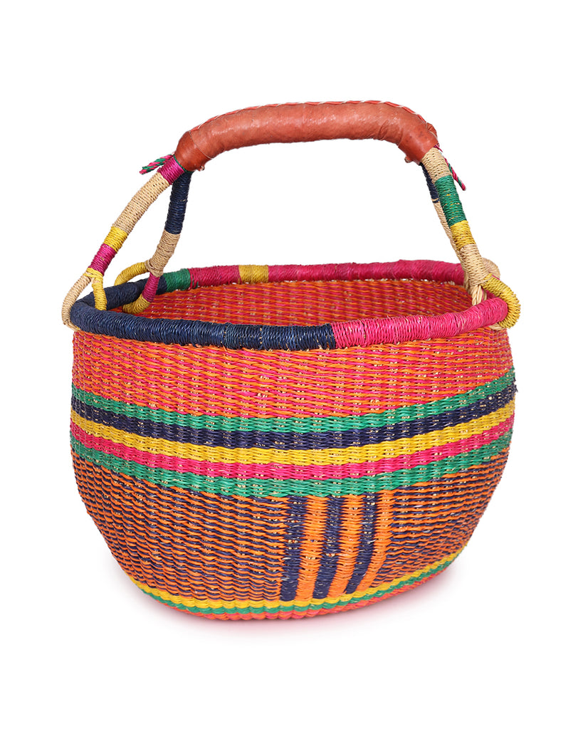 ODUPONKPEHE: Orange, Pink & Yellow Market Basket 1 ODUPONKPEHE: Orange, Pink & Yellow Market Basket