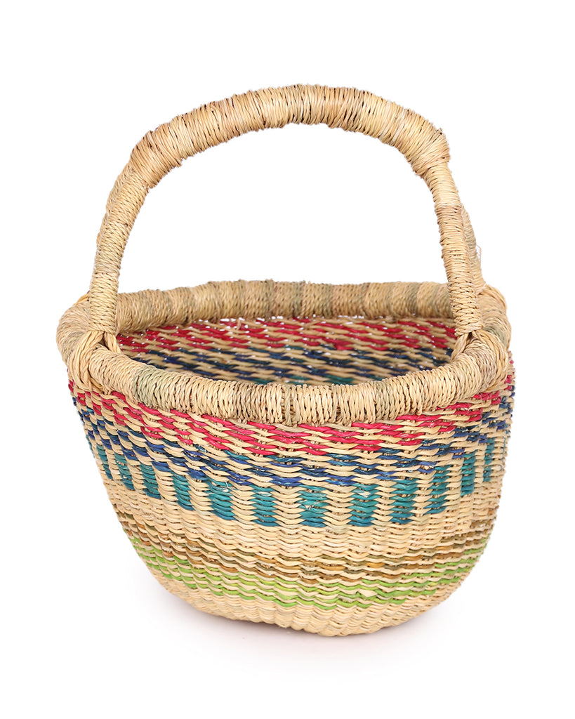 DUKO: Blue, Green & Red Mini Market Basket 1 DUKO: Blue, Green & Red Mini Market Basket