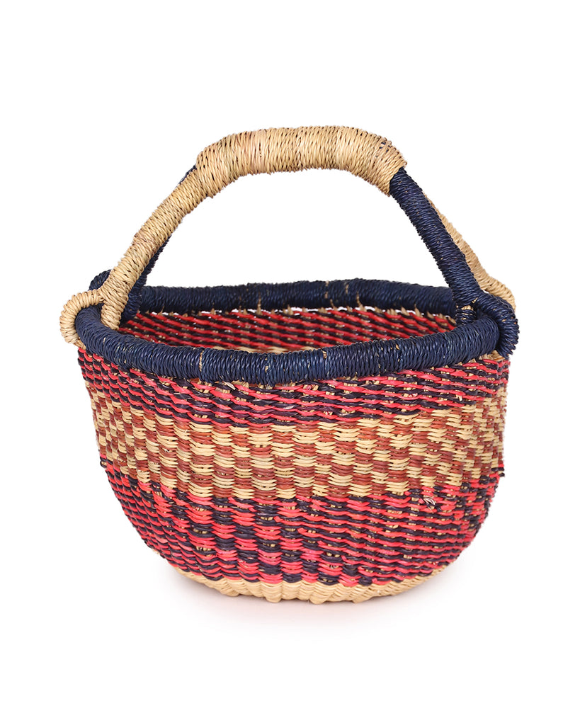 ASSIN: Red & Blue Mini Market Basket 1 ASSIN: Red & Blue Mini Market Basket