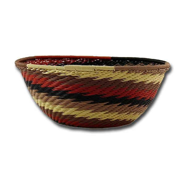 Telephone wire bowl "African Landscape", small 1 Telephone wire bowl "African Landscape", small