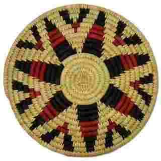 Plaited wall decoration "Mbenge", small