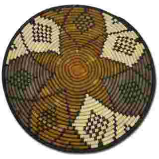 Plaited wall decoration "Mbenge", large