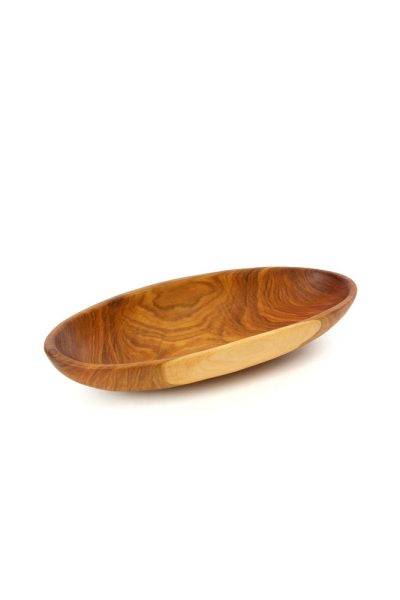 Medium Oval Mahogany Serving Bowl 1 Medium Oval Mahogany Serving Bowl