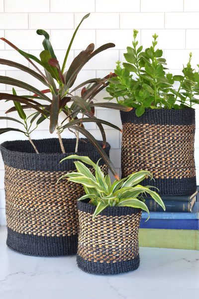 Set of Three Kitonga Sisal Nesting Baskets 4 Set of Three Kitonga Sisal Nesting Baskets