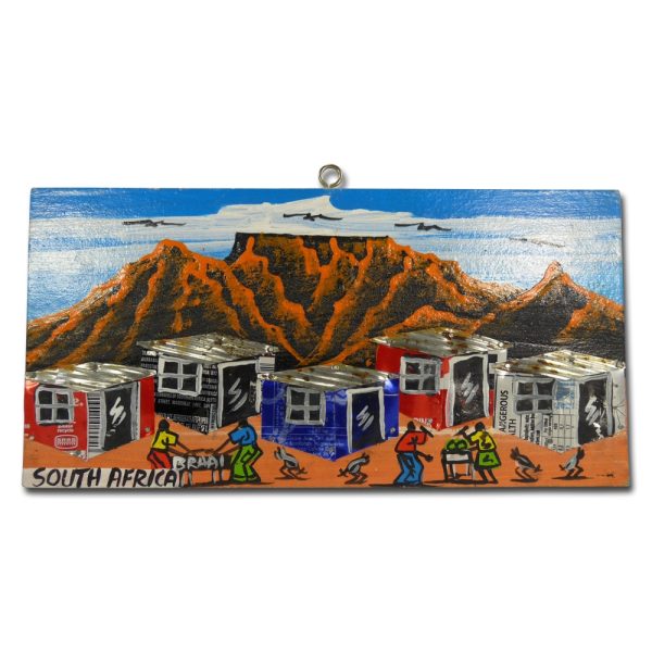 Township art pictures "Cape Town Flat life" landscape 1 Township art pictures "Cape Town Flat life" landscape