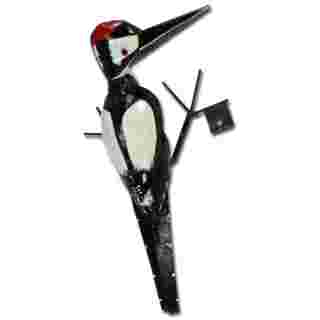 Metal figure bird "Great spottet woodpecker"