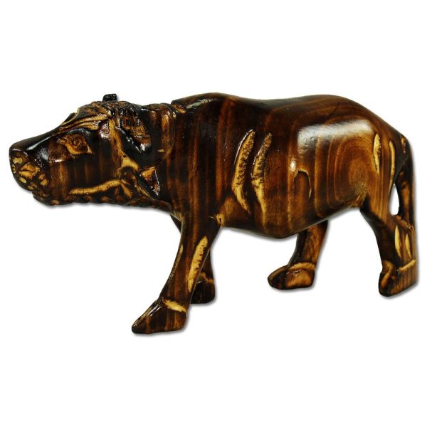 Wooden figure buffalo "Jacaranda", small 1 Wooden figure buffalo "Jacaranda", small