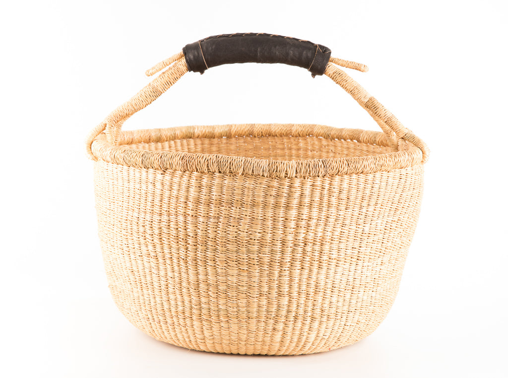 DETSI: Round Bolga Market Basket 1 DETSI: Round Bolga Market Basket