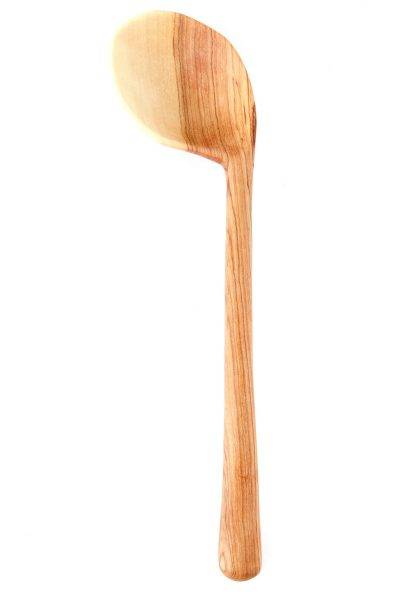 Kenyan Wild Olive Wood Dollop Spoon 1 Kenyan Wild Olive Wood Dollop Spoon