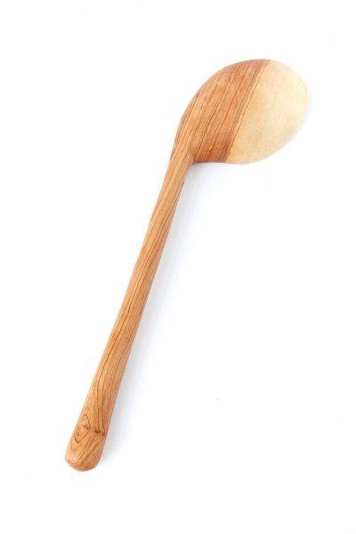 Kenyan Wild Olive Wood Dollop Spoon 3 Kenyan Wild Olive Wood Dollop Spoon