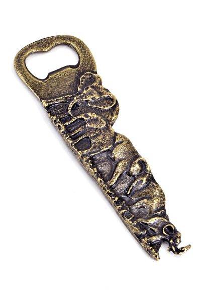 Elephant Parade Brass Bottle Opener 1 Elephant Parade Brass Bottle Opener
