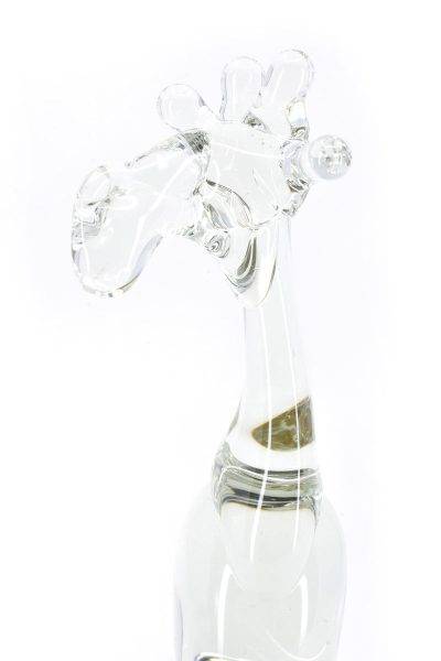 Ngwenya Handblown Recycled Glass Giraffe Bottle Stopper 3 Ngwenya Handblown Recycled Glass Giraffe Bottle Stopper