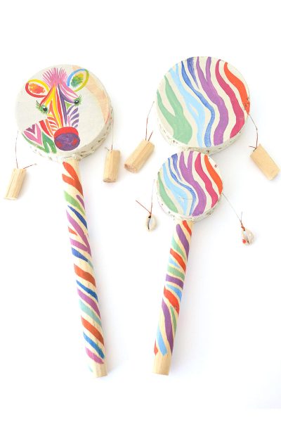 Double Reversible Rainbow Zebra Spin Drum 3 Double Reversible Rainbow Zebra Spin Drum