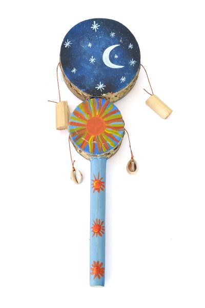 Double Reversible Sun and Moon Design Spin Drum 4 Double Reversible Sun and Moon Design Spin Drum