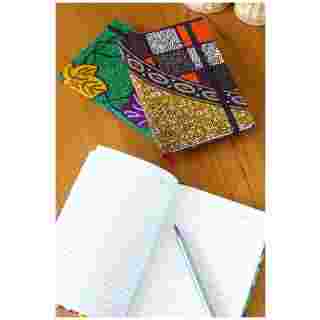 Ghanaian Ankara Cloth Covered Journals - Lined and Unlined