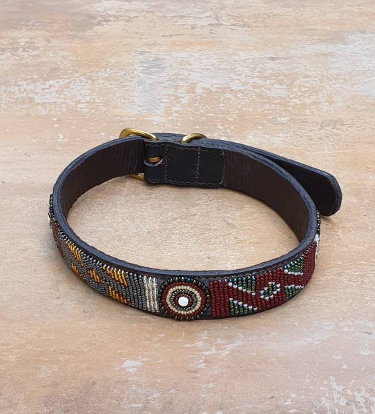 18″-21″ Maasai beaded dog collar, Beaded dog collar, Dog collar 1 18″-21″ Maasai beaded dog collar, Beaded dog collar, Dog collar