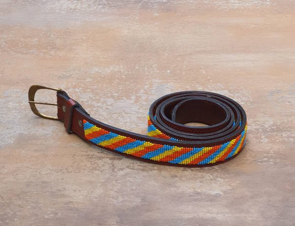 39″-43″ Maasai beaded belt, Leather beaded belt, Unisex leather belt, Beaded belt 1 39″-43″ Maasai beaded belt, Leather beaded belt, Unisex leather belt, Beaded belt