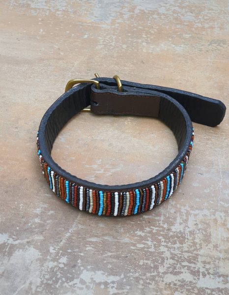 16″-19″ Maasai beaded dog collar, Kenyan beaded dog collar, Dog collar, Pet Accessory 1 16″-19″ Maasai beaded dog collar, Kenyan beaded dog collar, Dog collar, Pet Accessory
