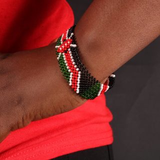 Kenyan Flag Bracelet