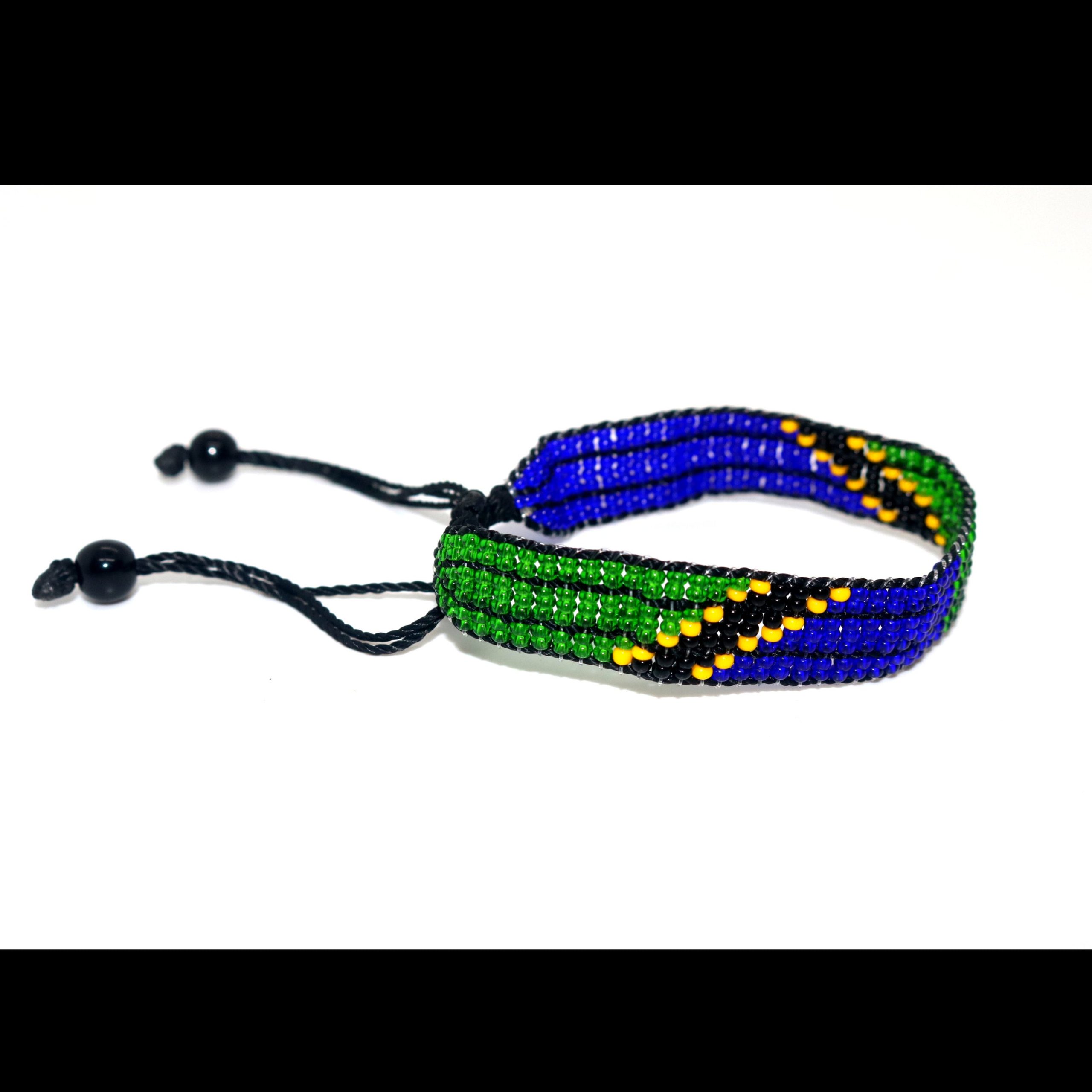 Tanzania Flag adjustable beaded Bracelet 1 Tanzania Flag adjustable beaded Bracelet