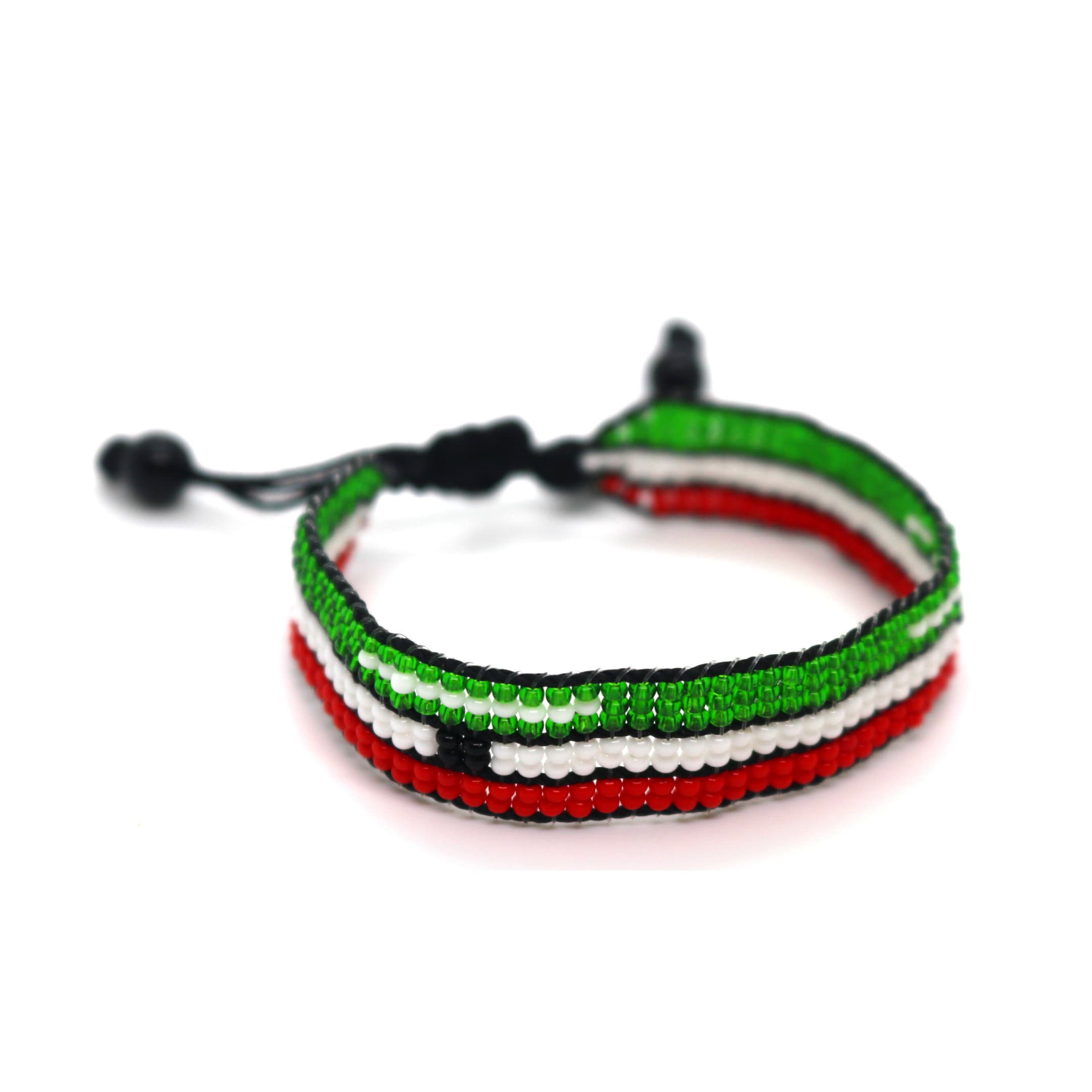 Somaliland Flag adjustable beaded Bracelet 1 Somaliland Flag adjustable beaded Bracelet