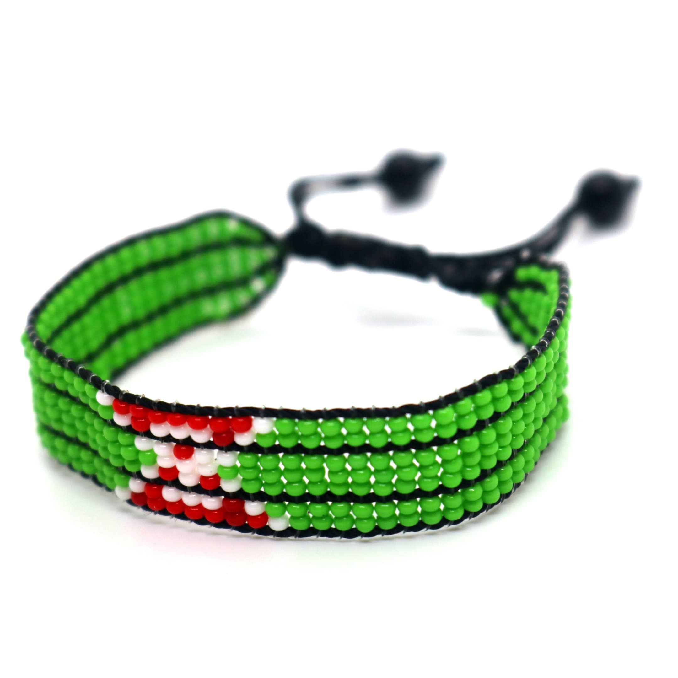 Burundi Flag adjustable beaded Bracelet 1 Burundi Flag adjustable beaded Bracelet