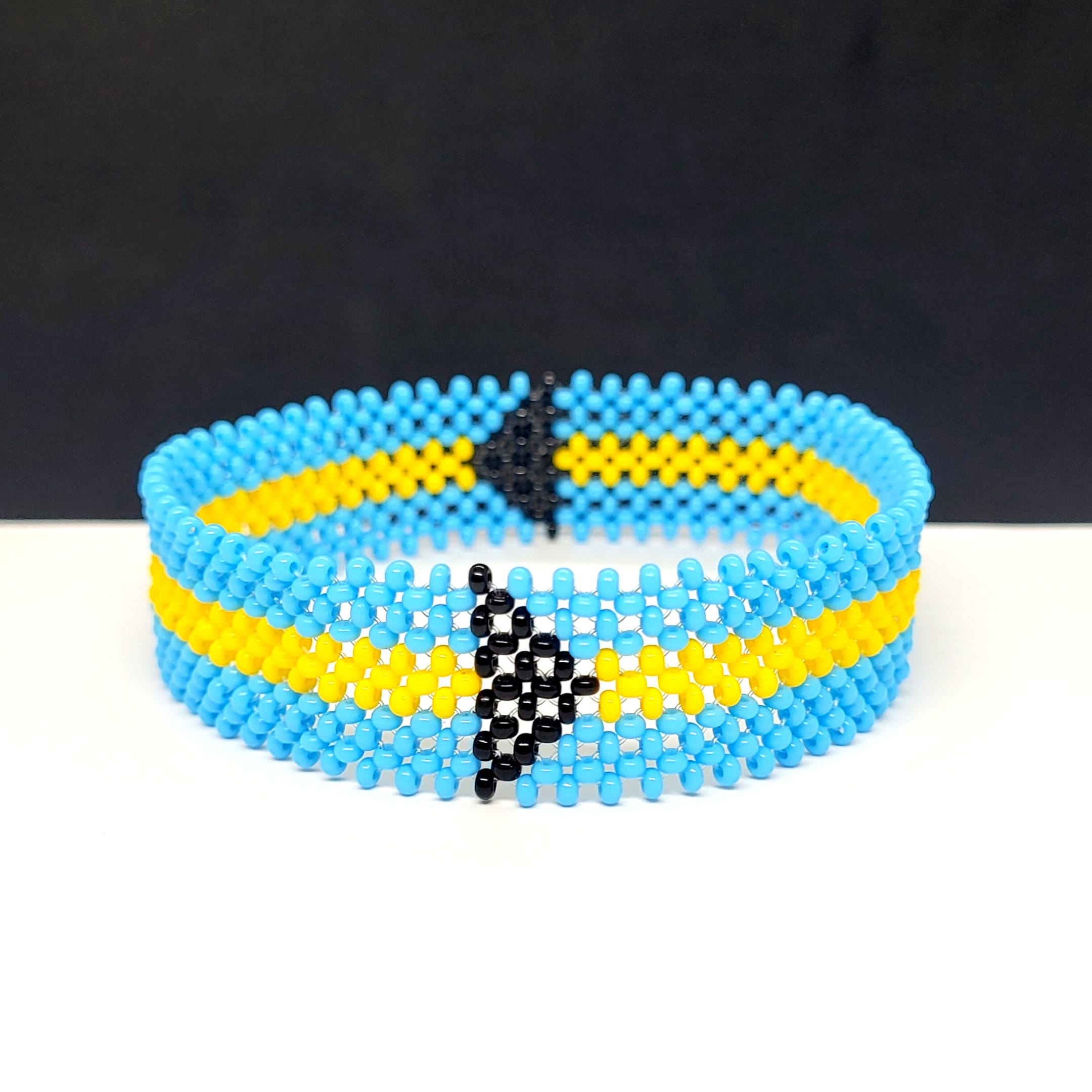 Bahamas Flag Bracelet 1 Bahamas Flag Bracelet