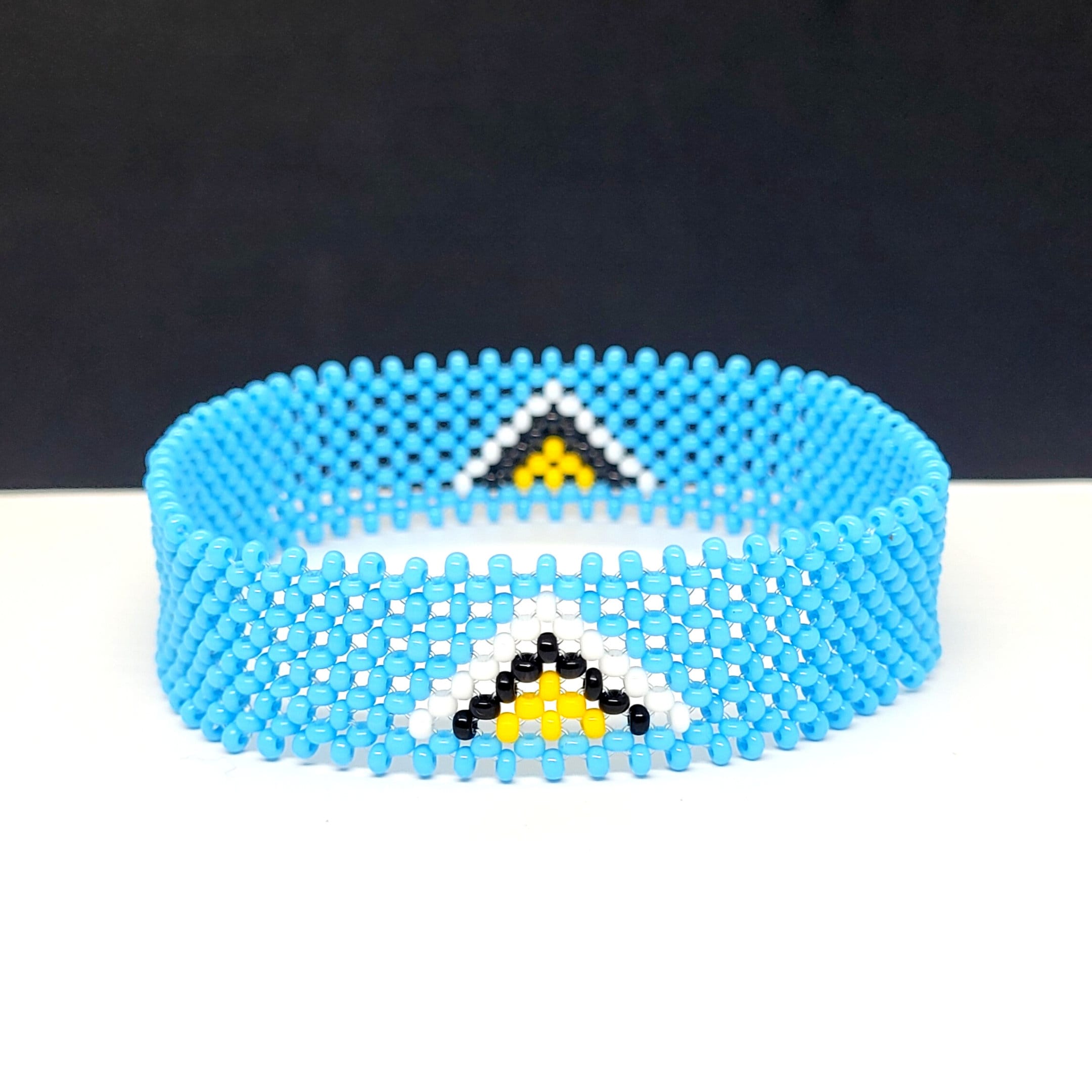 St. Lucia Flag Bracelet 1 St. Lucia Flag Bracelet