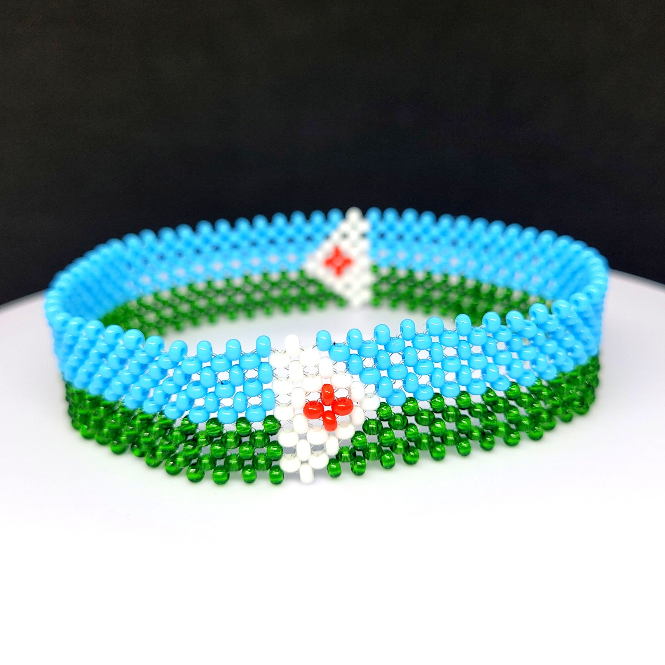 Djibouti Flag Bracelet 1 Djibouti Flag Bracelet