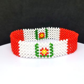 Peru Flag Bracelet