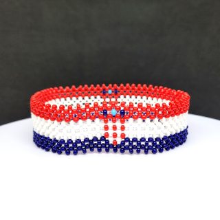 Croatia Flag Bracelet