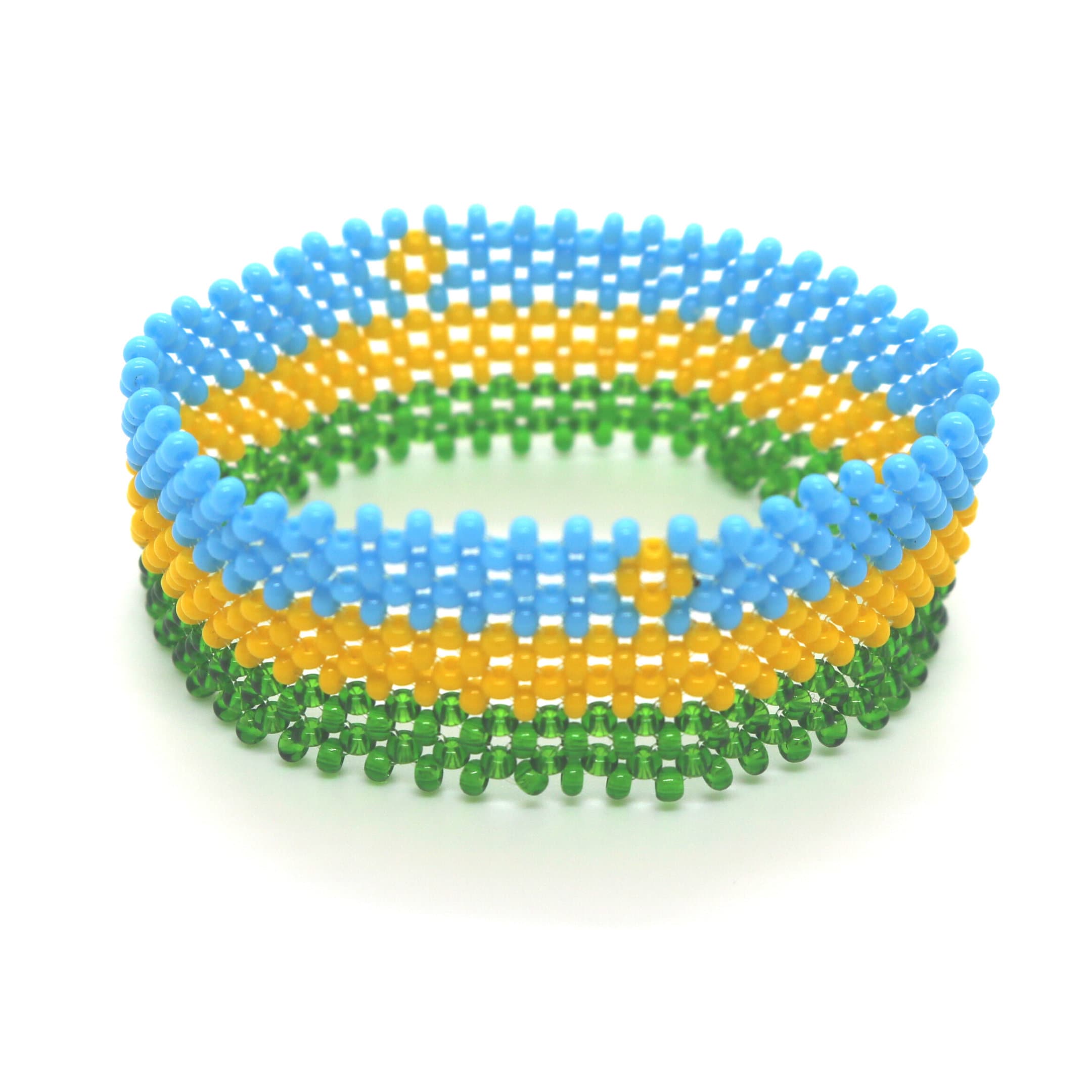 Rwanda Flag Bracelet 1 Rwanda Flag Bracelet