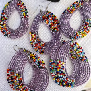 Earrings Teardrop Style Handmade