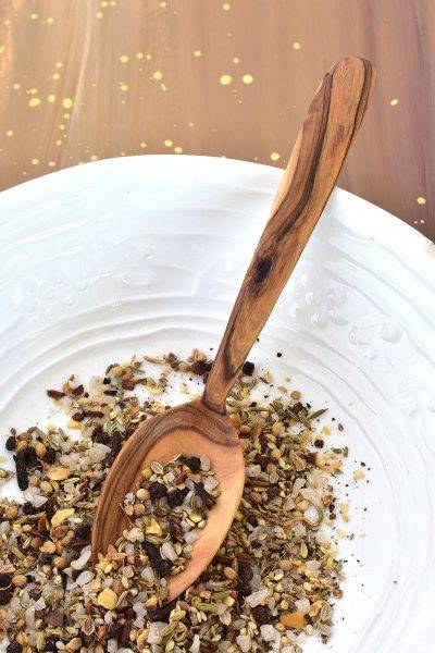Set of Four Kenyan Wild Olive Wood Classic Spoons 2 Set of Four Kenyan Wild Olive Wood Classic Spoons