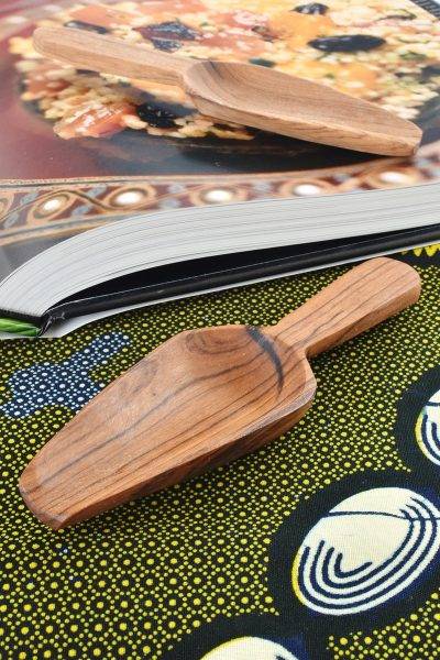Wild Olive Wood Bin Scoop 2 Wild Olive Wood Bin Scoop