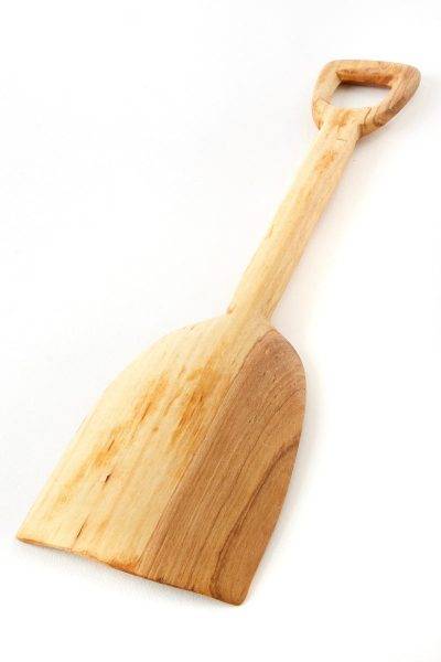 Large Wild Olive Wood Bin Shovel 2 Large Wild Olive Wood Bin Shovel