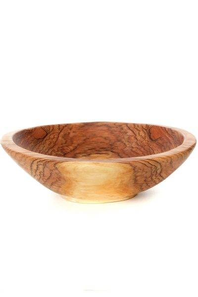 Hand Carved Wild Olive Wood Serving Bowls 1 Hand Carved Wild Olive Wood Serving Bowls