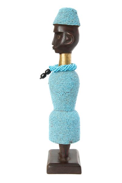 14" Beaded Namji Dolls with Necklaces and Hats 3 14" Beaded Namji Dolls with Necklaces and Hats