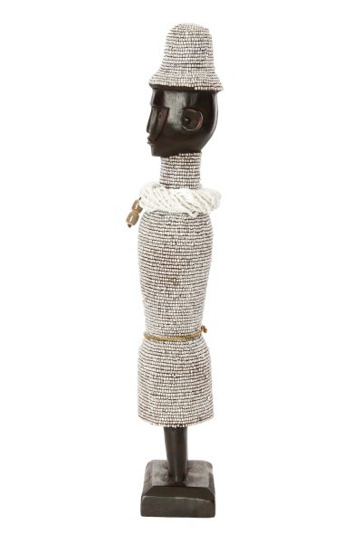 19" Beaded Namji Dolls with Necklaces and Hats 3 19" Beaded Namji Dolls with Necklaces and Hats