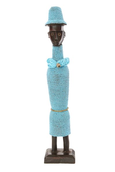 19" Beaded Namji Dolls with Necklaces and Hats 4 19" Beaded Namji Dolls with Necklaces and Hats