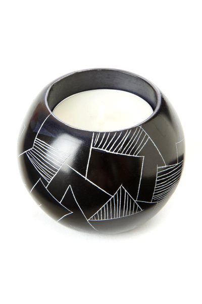 Dragonglass Soapstone Tealight Candle Holder 1 Dragonglass Soapstone Tealight Candle Holder