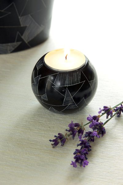 Dragonglass Soapstone Tealight Candle Holder 5 Dragonglass Soapstone Tealight Candle Holder